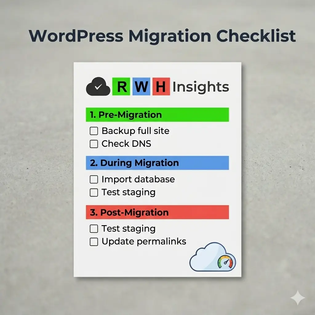 WordPress Migration Checklist